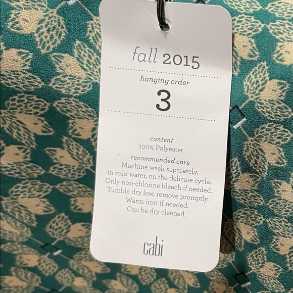 Jade Print Top - Picture 3 of 4